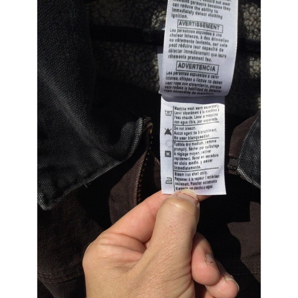 not for sale sold elsewhere sandstone ridge coat sherpa work chore barn - Picture 9 of 11